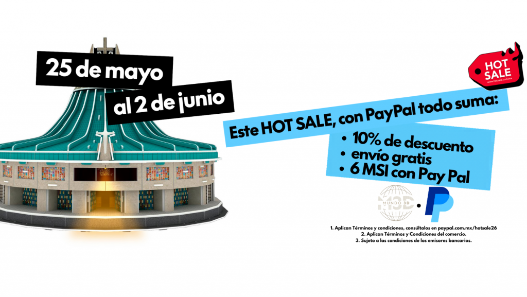 Hot Sale Mexico rompecabezas 3D